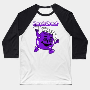 Purple Drank Man Baseball T-Shirt